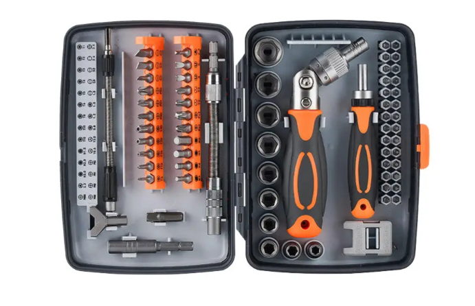 Набор отверток с трещоткой в пластиковом кейсе 68 предметов (2583225230) Набор отверток с трещоткой в пластиковом кейсе 68 предметов (2583225230)