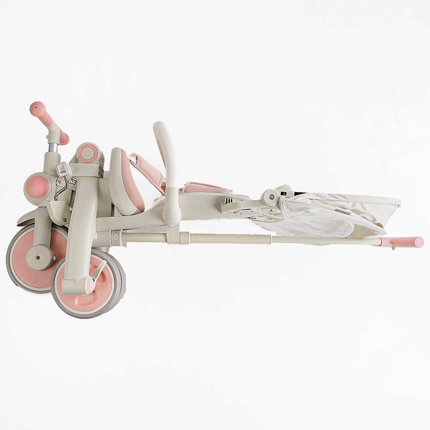 Велосипед-трансформер дитячий триколісний Best Trike BS-12 EVA складаний Рожевий (BS-12-303) - фото 4 Велосипед-трансформер дитячий триколісний Best Trike BS-12 EVA складаний Рожевий (BS-12-303) - фото 4