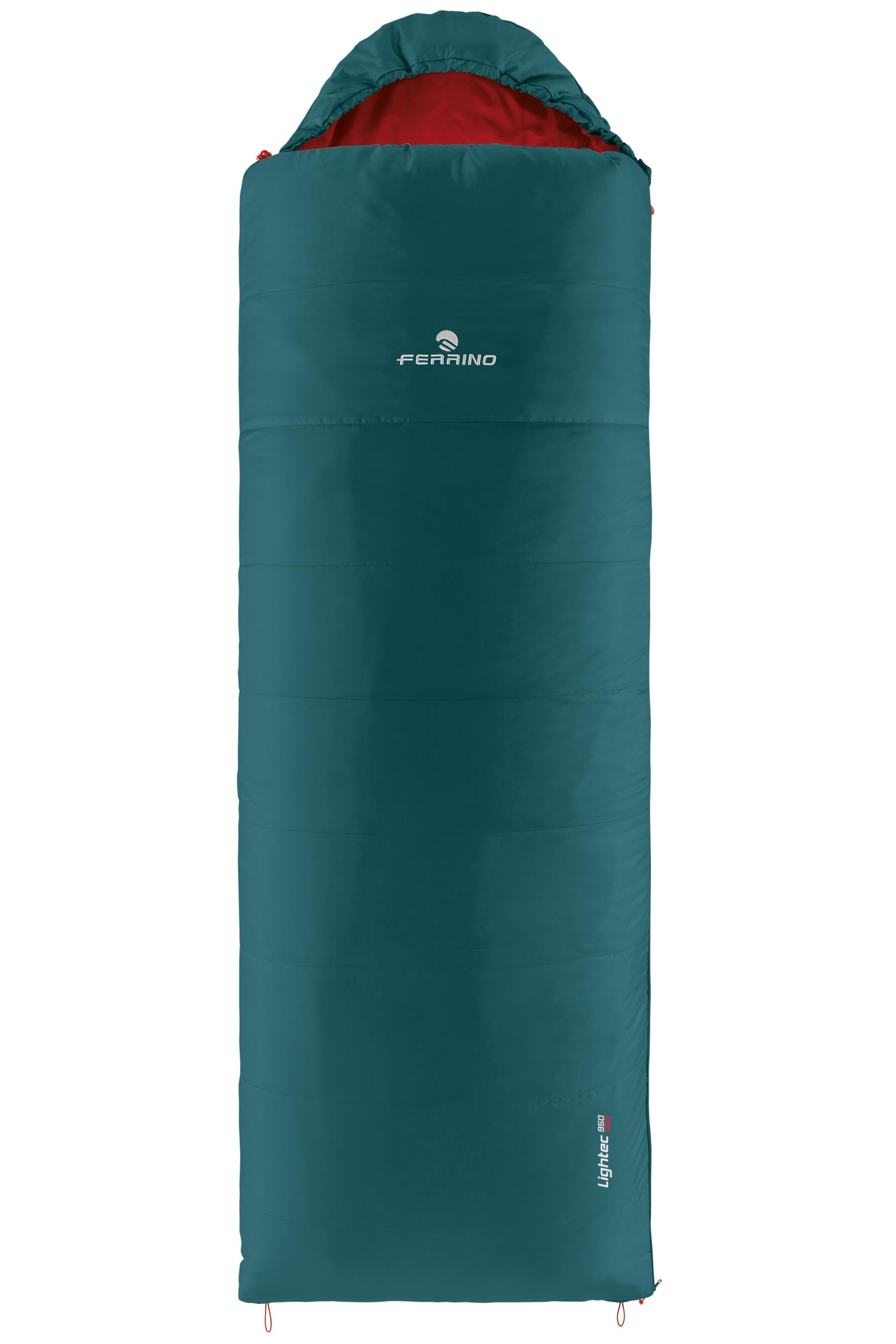 Спальный мешок Ferrino Lightec 950 SSQ/+5°C Green Left (86652NVVS)