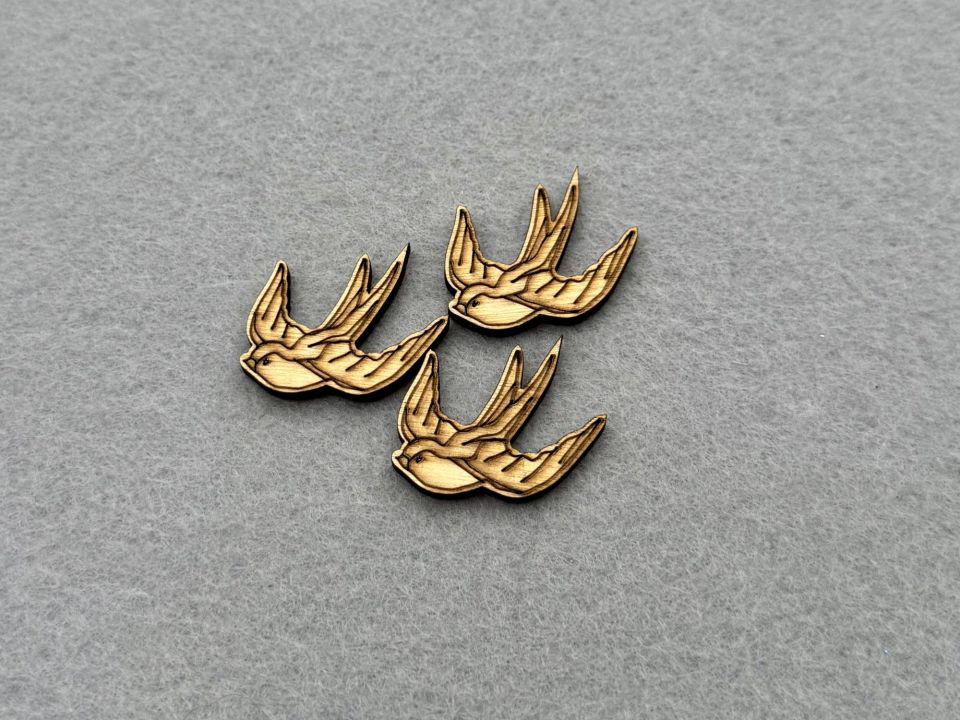 Декор из фанеры Ласточка 40 шт.