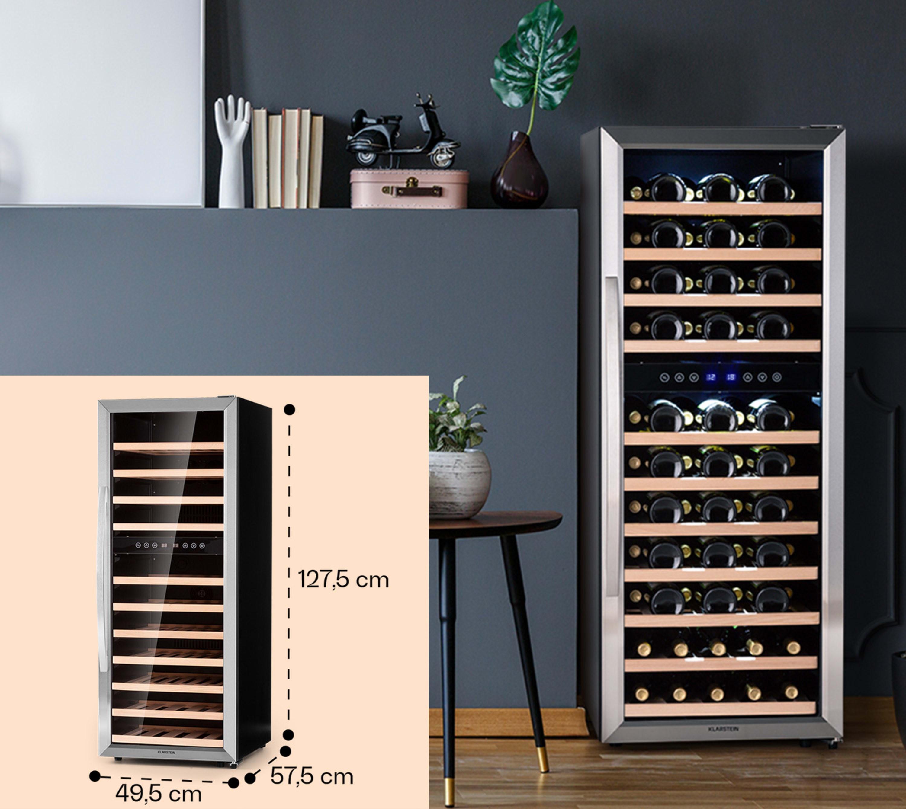 Холодильник для вина KLARSTEIN Vinamour 73 Duo 2 зоны двери (10041314) - фото 3 Холодильник для вина KLARSTEIN Vinamour 73 Duo 2 зоны двери (10041314) - фото 3