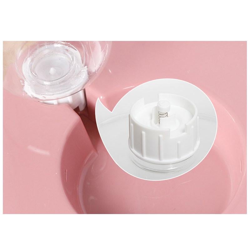 Миска для кошек Taotaopets 119906 с поилкой 22x28,2x14,5 см Pink (1399546071) - фото 4 Миска для кошек Taotaopets 119906 с поилкой 22x28,2x14,5 см Pink (1399546071) - фото 4