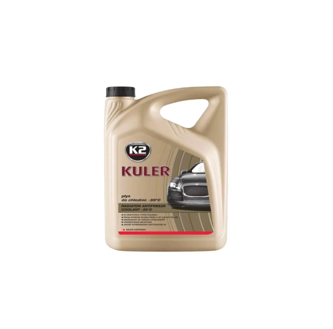Антифриз K2 Kuler Ready to Use G12/G12+ -35 °C красный 5 л