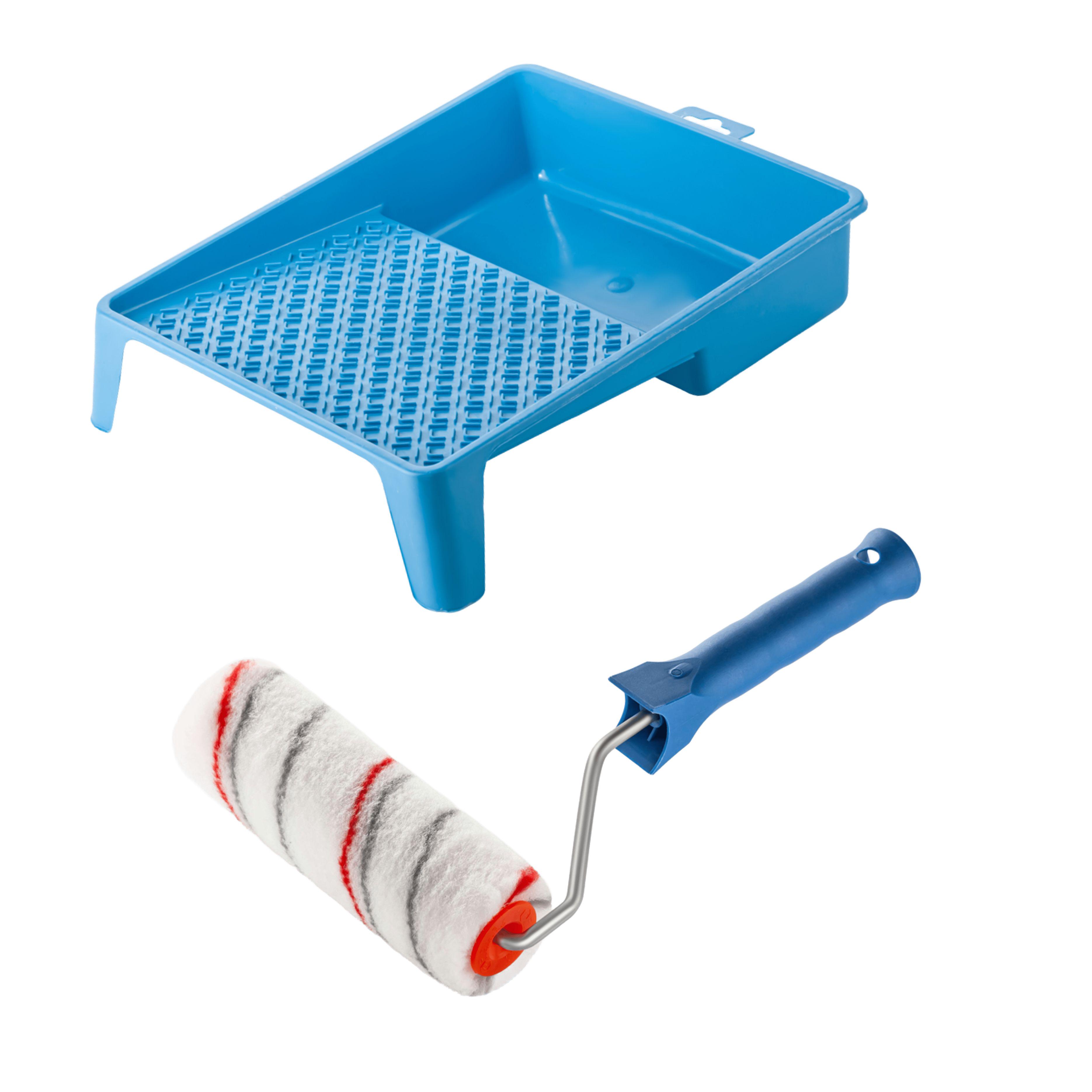 Валик Мультиколор 150х30 мм с ручкой и ванночка (770-151)