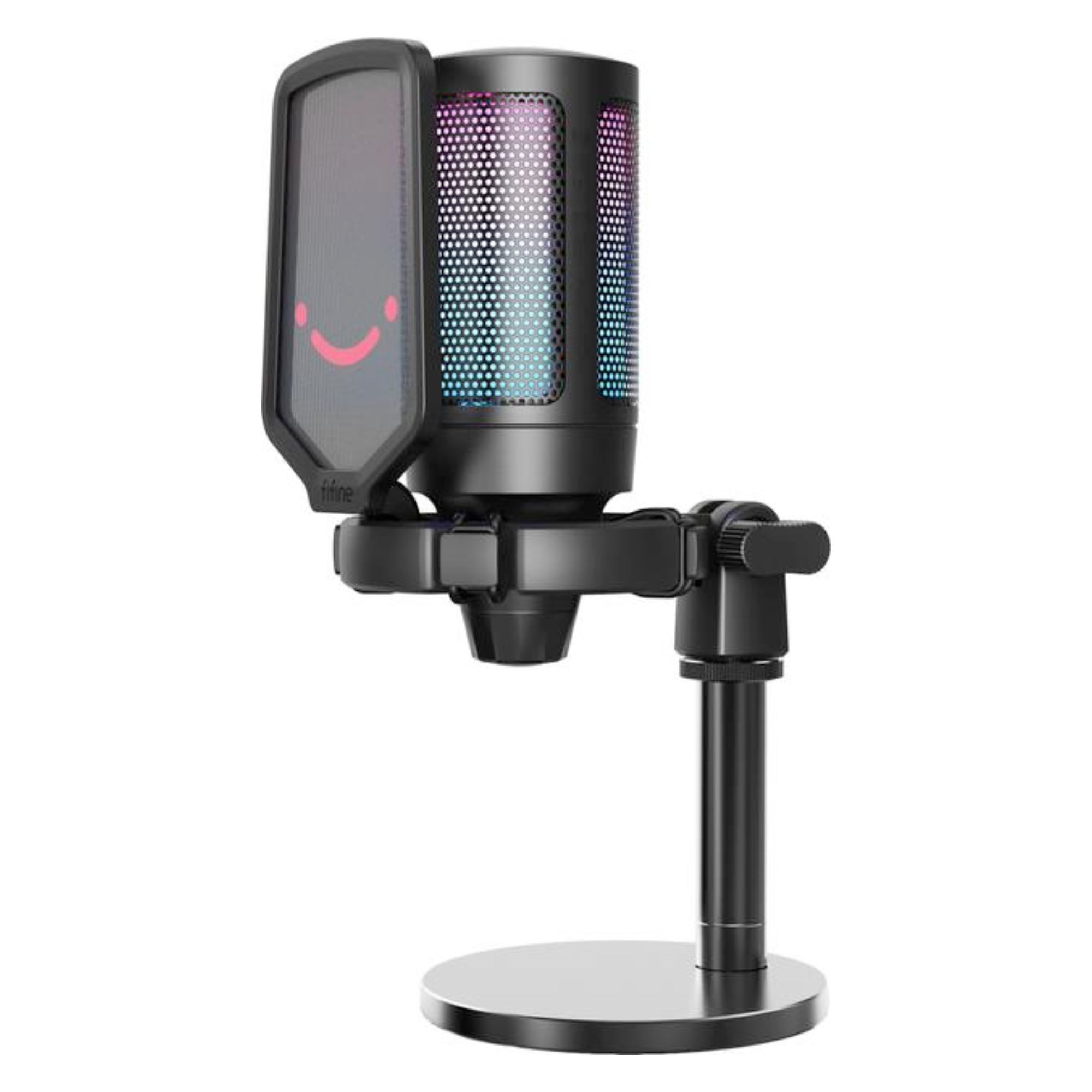 Микрофон игровой FIFINE конденсаторный с поп-фильтром A6 с подсветкой RGB (23707126) Микрофон игровой FIFINE конденсаторный с поп-фильтром A6 с подсветкой RGB (23707126)