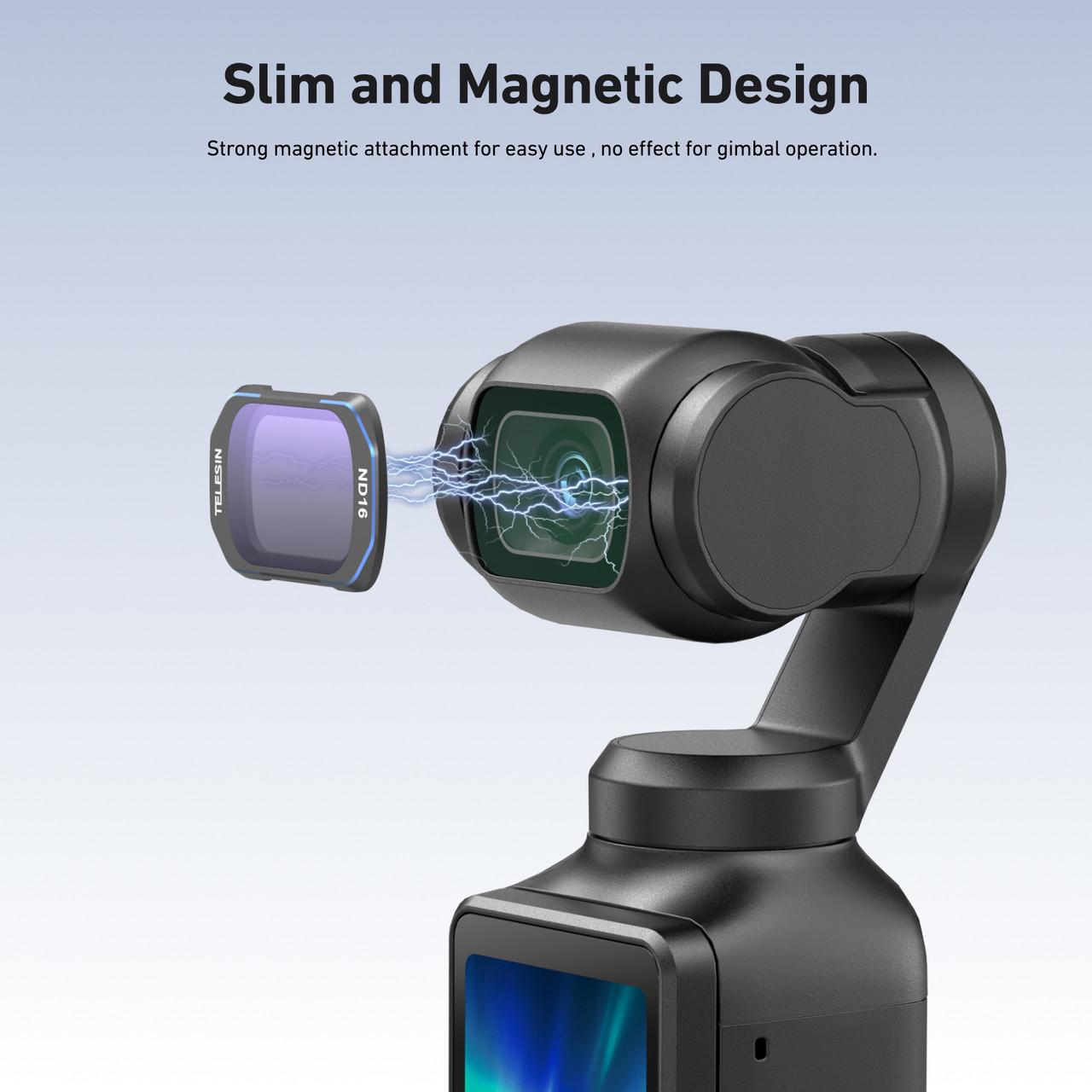 Набір світлофільтрів Telesin CPL/ND16чBlack Diffusion 1/4 для DJI Osmo Pocket 3 S5-FLT-37-TDJ 3 шт. - фото 8 Набір світлофільтрів Telesin CPL/ND16чBlack Diffusion 1/4 для DJI Osmo Pocket 3 S5-FLT-37-TDJ 3 шт. - фото 8