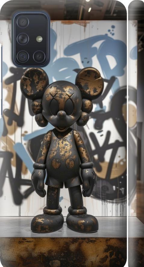 Чехол на Samsung Galaxy A71 2020 A715F Bronze kaws v2 (6098m-1826-42517)