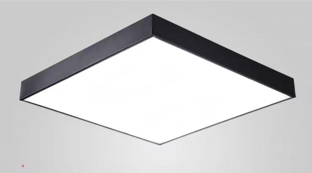 Люстра светодиодная квадратная Sirius GLD-23415 BK 18Wх2