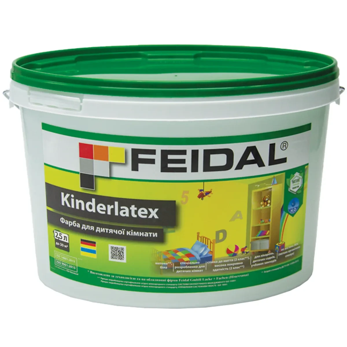 Фарба для дитячої кімнати Feidal Kinderlatex 2,5 л Тонована (27581962)