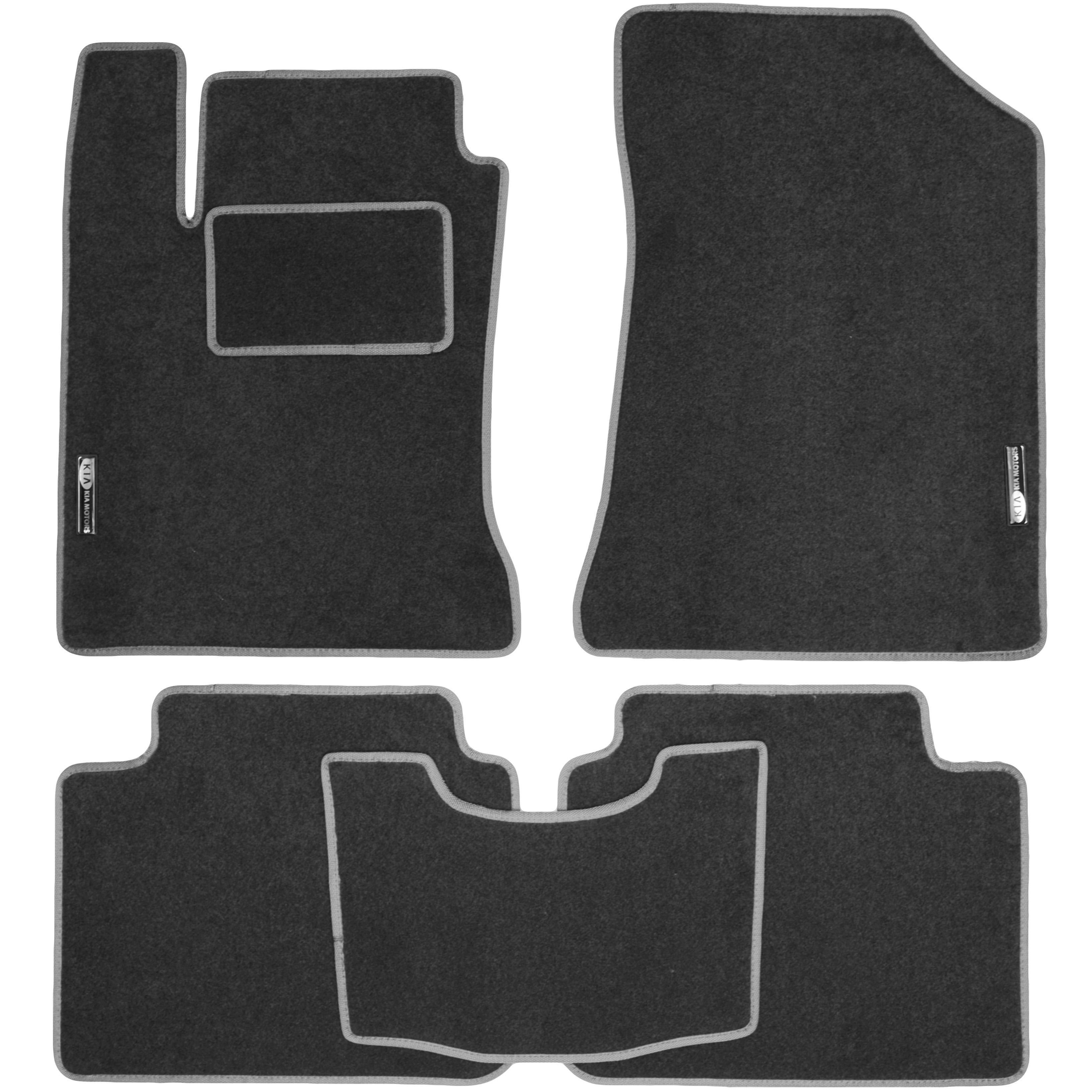 Коврики в салон для Kia Magentis '06-11 текстильные Серый