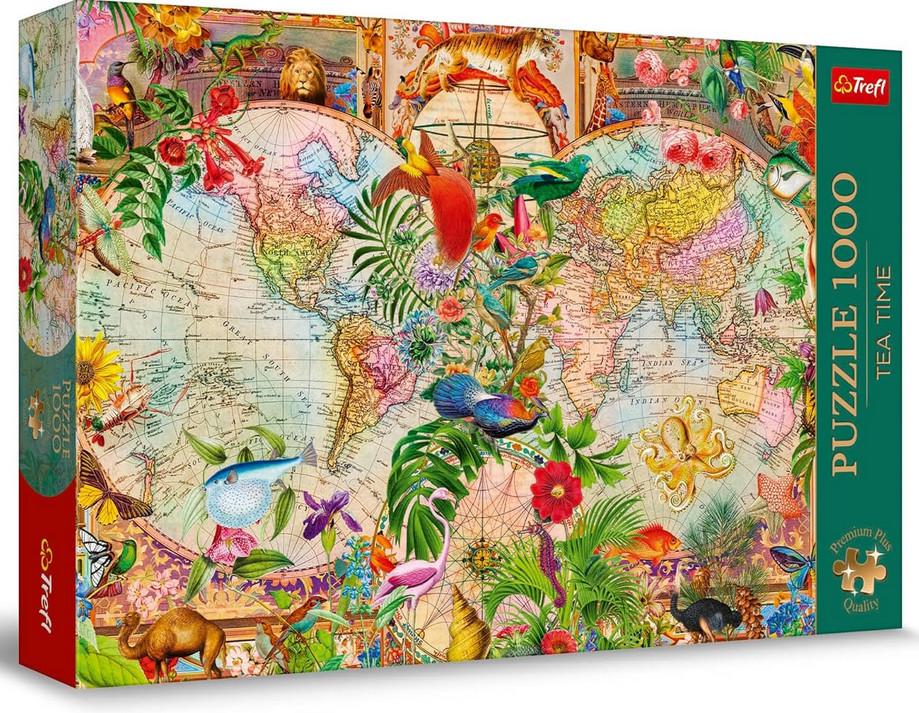 Пазл Trefl Древняя карта мира 1000 ел.