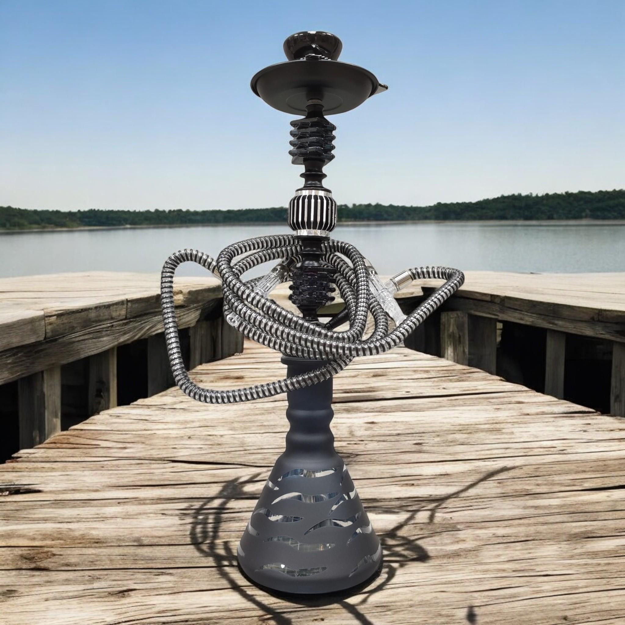 Кальян Hookah Musa Alto sil на 2 человека 52 см Black (27344913)