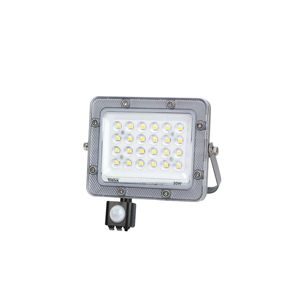 LED-прожектор Violux CARBON-S с датчиком 20W 5000K 2000 Lm IP65 (400212)