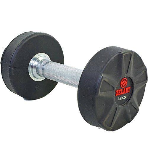 Гантель професійна DB6112 15 кг Чорний (56363094) - фото 1 Гантель професійна DB6112 15 кг Чорний (56363094) - фото 1