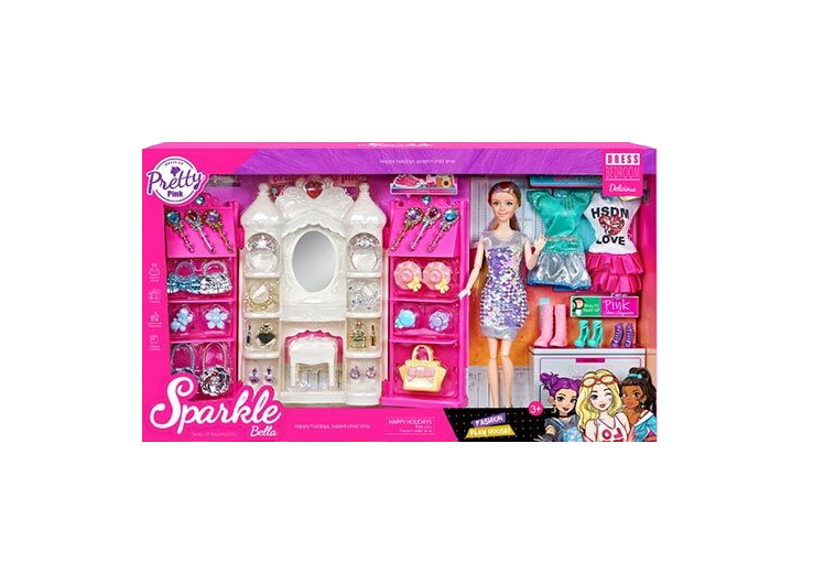 Кукла 7025/12 с мебелью и аксессуарами 30 см (25590671)