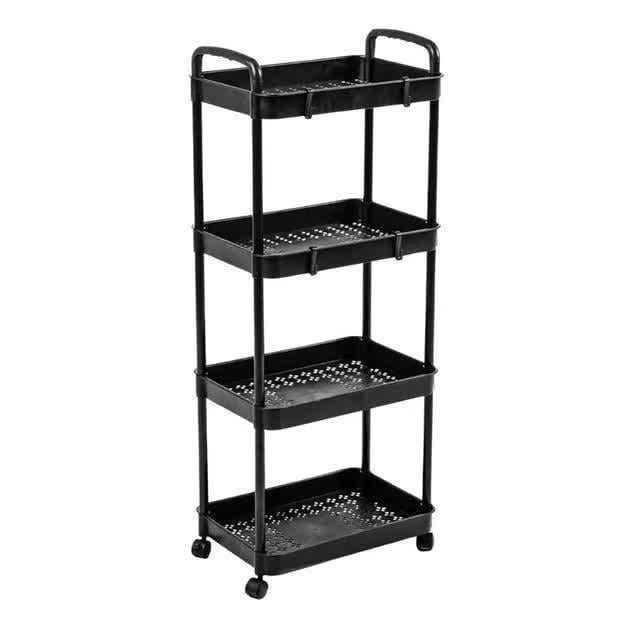 Полка-этажёрка 4-ярусная на колесах (YH6702-4)