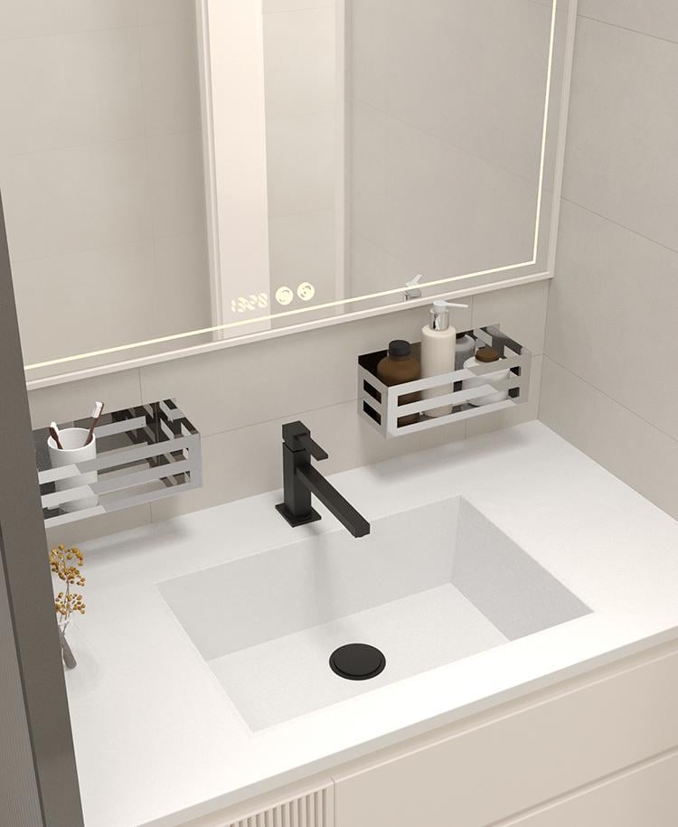 Полиця у ванну кімнату NC Home Perfo Нержавіюча сталь-Дзеркало (23374195) - фото 2 Полиця у ванну кімнату NC Home Perfo Нержавіюча сталь-Дзеркало (23374195) - фото 2