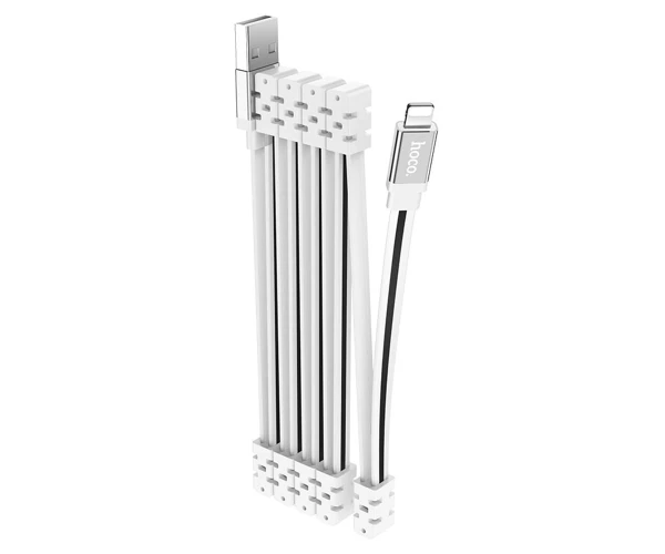 Кабель USB Hoco U103 3A Lightning 1 м White