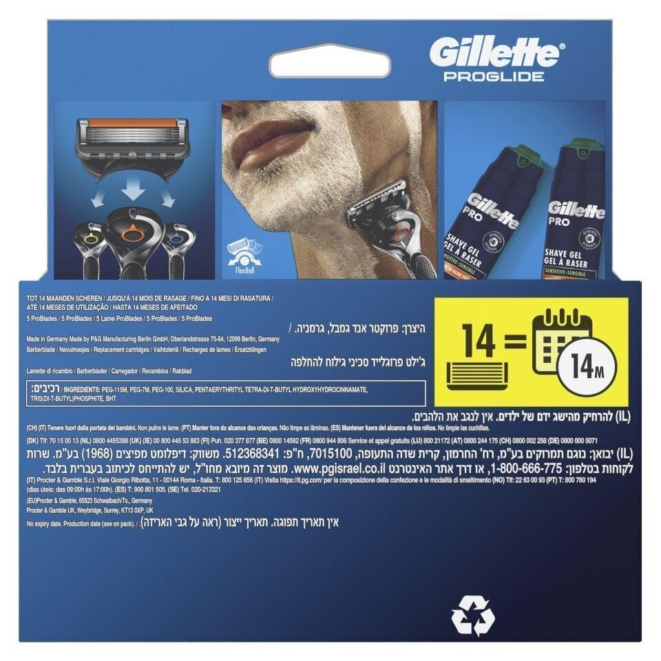 Сменные картриджи для бритья мужские Gillette ProGlide 14 шт . - фото 3 Сменные картриджи для бритья мужские Gillette ProGlide 14 шт . - фото 3