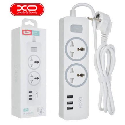 Подовжувач мережевий XO WL04 3USB 1,8 м Білий (1905395186) - фото 3 Подовжувач мережевий XO WL04 3USB 1,8 м Білий (1905395186) - фото 3