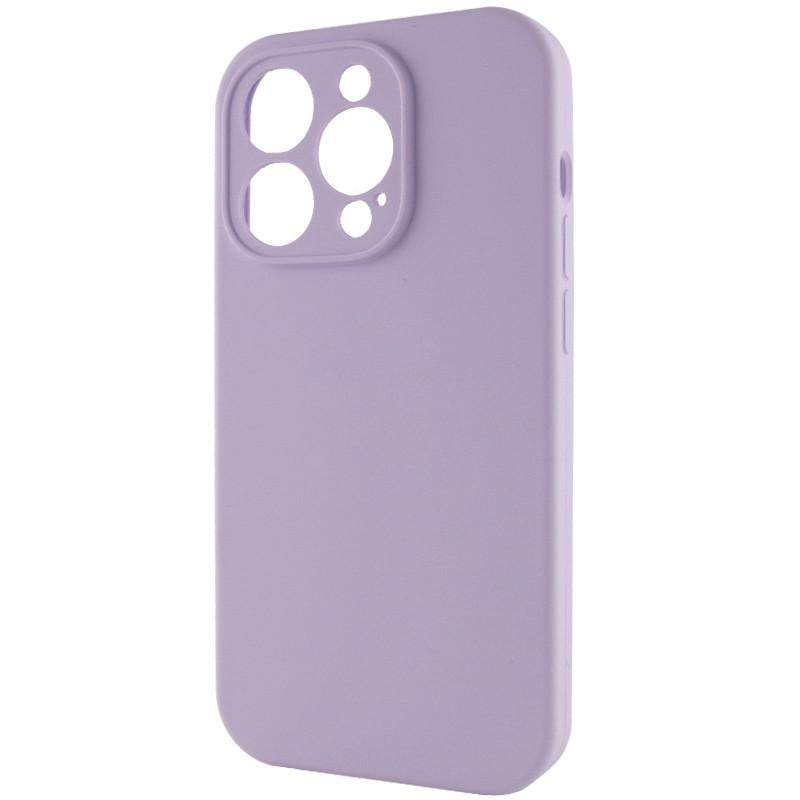 Чехол Silicone Case Full Camera Protective (AA) NO LOGO для Apple iPhone 15 Pro Max (6.7") Сиреневый | Lilac