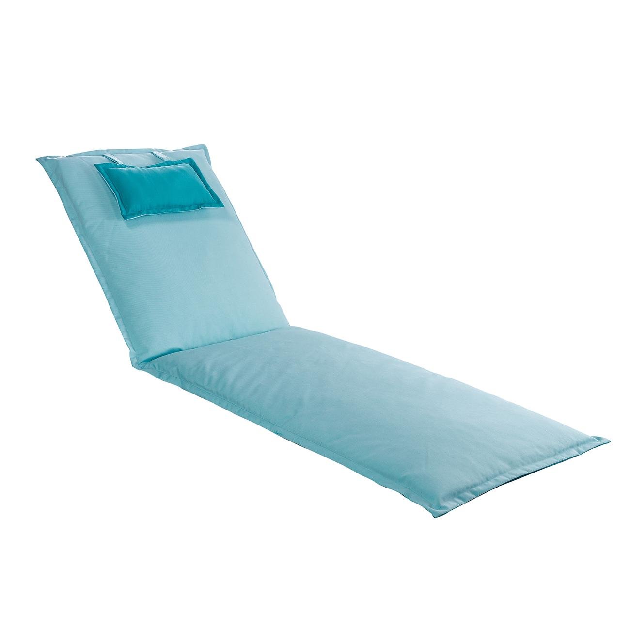Матрас для шезлонга Ost-Fran LILU 736/313 190x60х5 см Светло-бирюзовый (3758) - фото 1 Матрас для шезлонга Ost-Fran LILU 736/313 190x60х5 см Светло-бирюзовый (3758) - фото 1