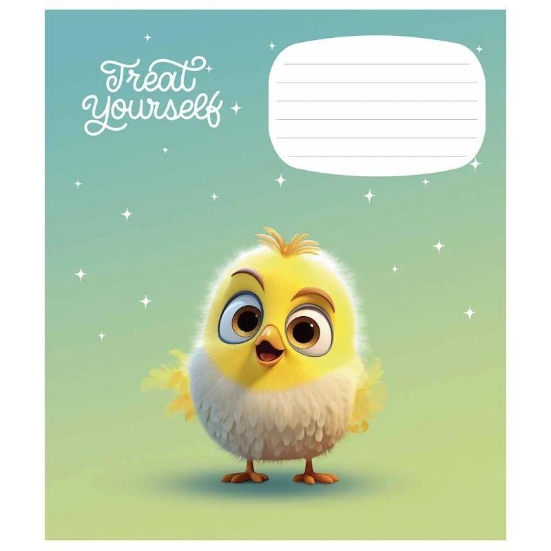 Зошит учнівський "Cute little animals" 012-3333K-5 в клітинку 12 аркушів