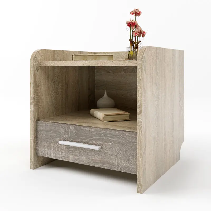 Тумба приліжкова Еверест Дуб сонома/Трюфель (26771764)