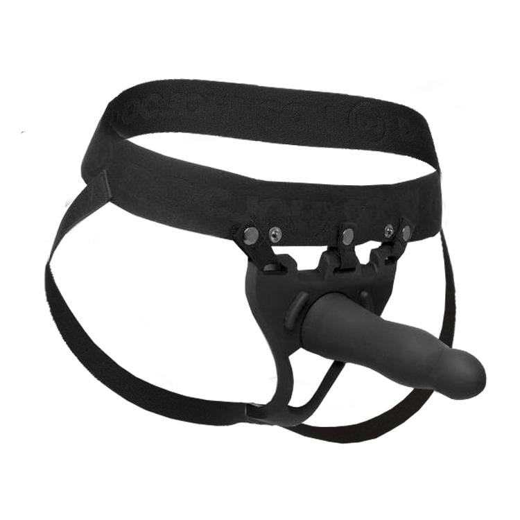 Страпон мужской Doc Johnson Body Extensions Be Strong 19,1 см Черный (45671)