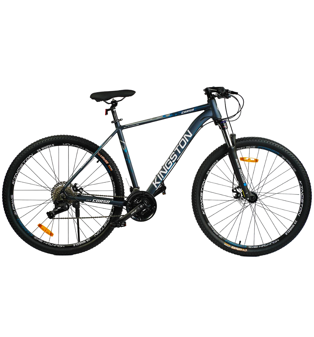 Велосипед горный Corso Kingston 29" рама алюминиевая 21" Синий/Серый (KN-29059) Велосипед горный Corso Kingston 29" рама алюминиевая 21" Синий/Серый (KN-29059)