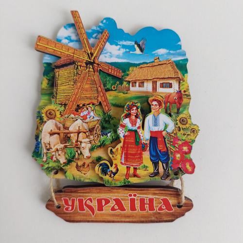 Магнит-коллаж с подвесным и подвижным элементом (29958)