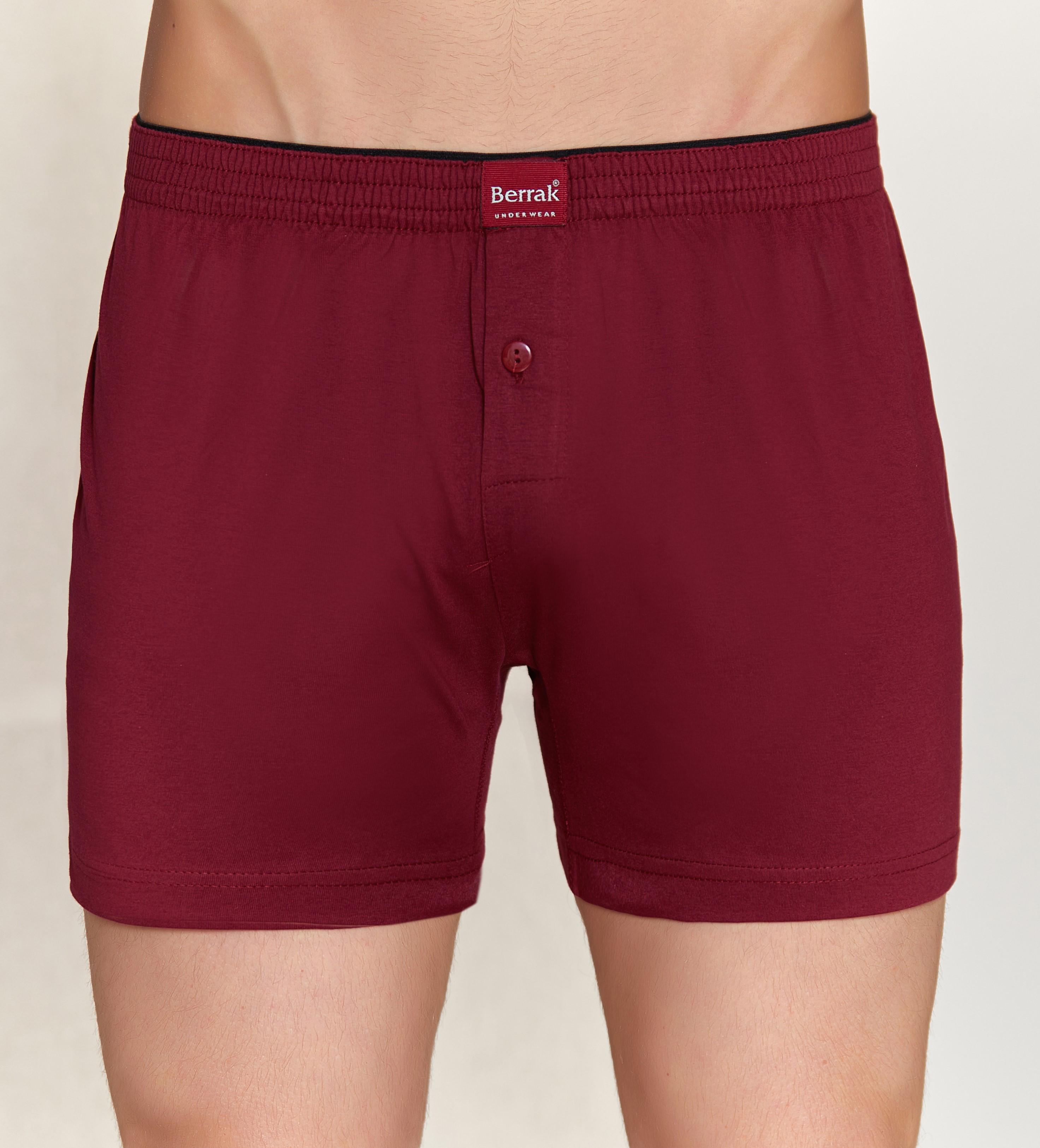 Трусы мужские семейного типа Berrak 3XL Бордовый (29434790)