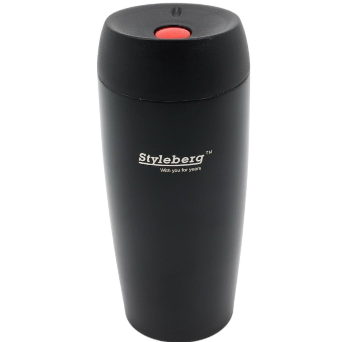 Термокружка вакуумная STYLEBERG 420 мл Black (1611 L)
