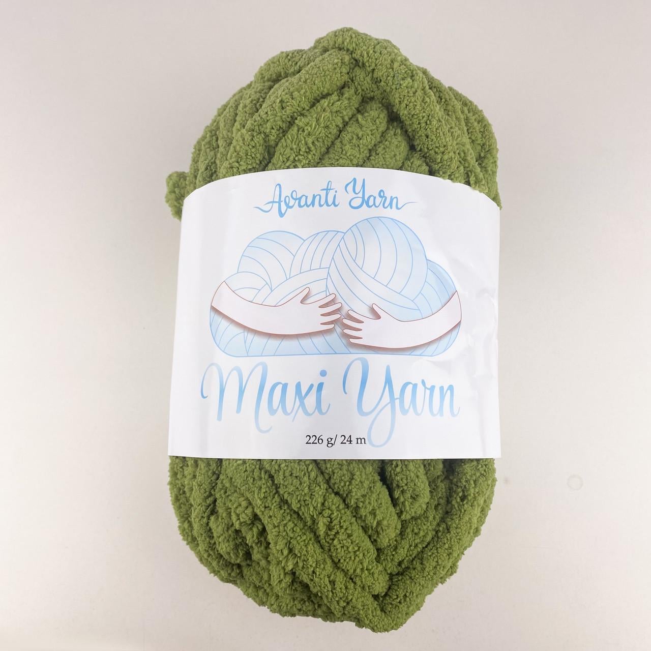Пряжа Avanti Maxi Yarn микрополиэстер для вязания руками Зеленый №16-0421 (2899521867) Пряжа Avanti Maxi Yarn микрополиэстер для вязания руками Зеленый №16-0421 (2899521867)