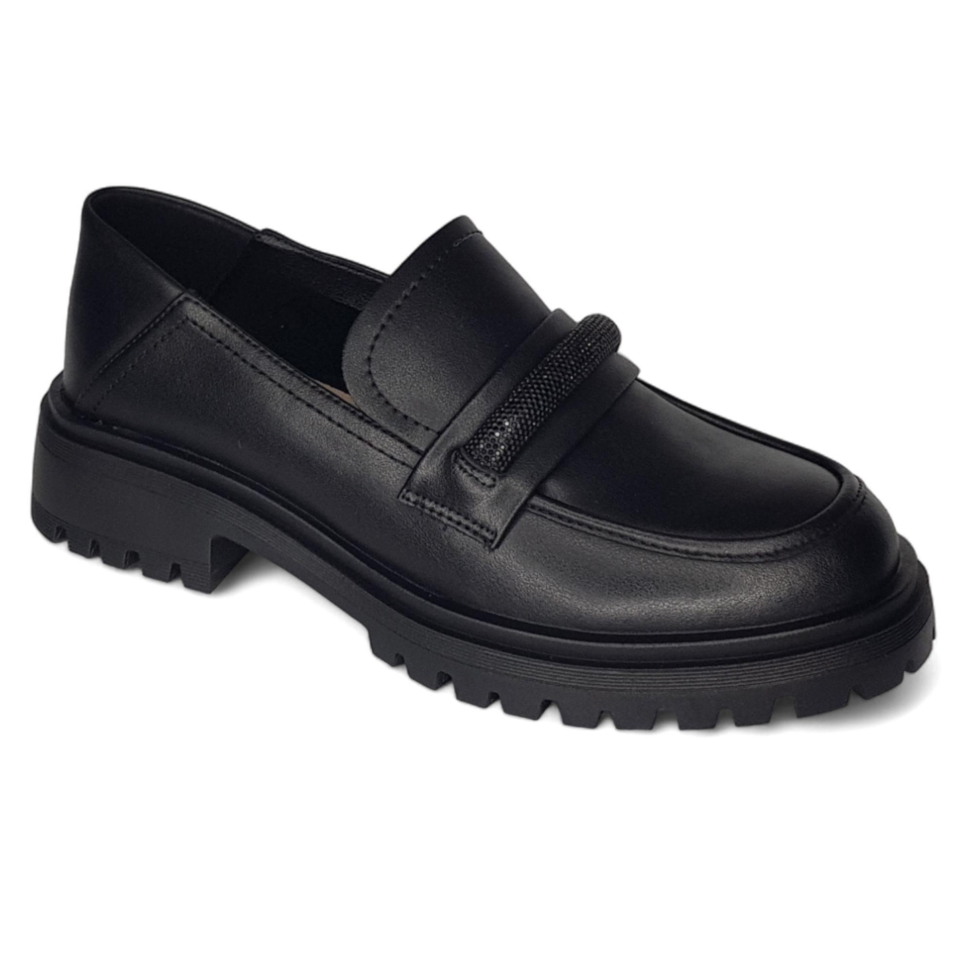 Туфли женские осенние Wollen повседневные р. 39 Черный (035561-39)