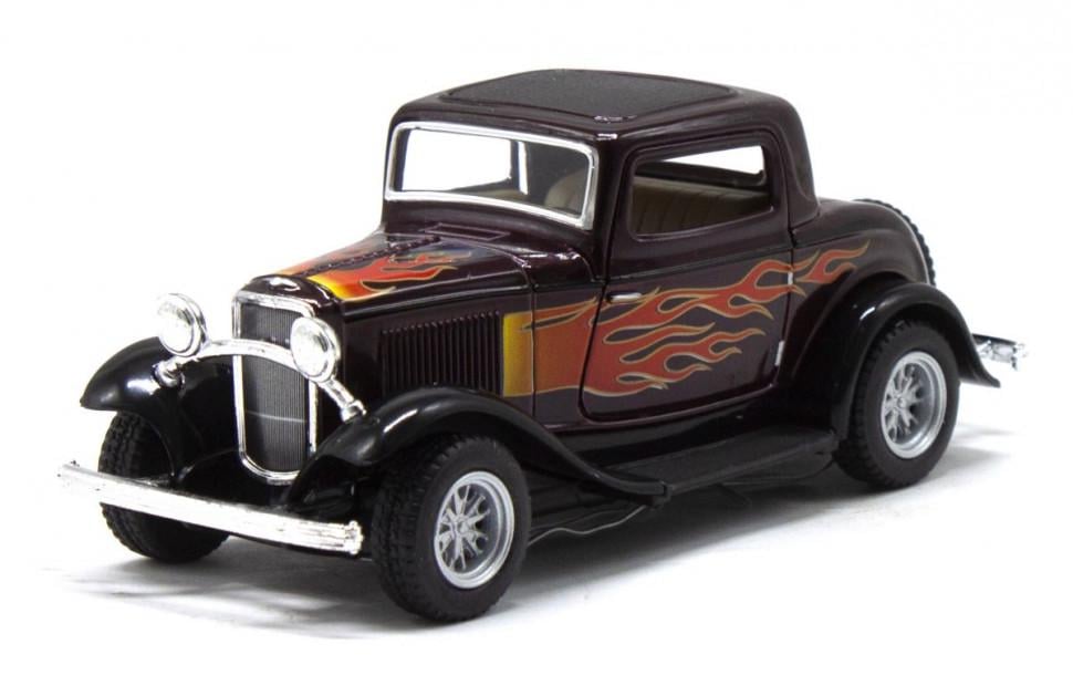 Модель автомобиля Ford COUPE Черный (KT5332FW)