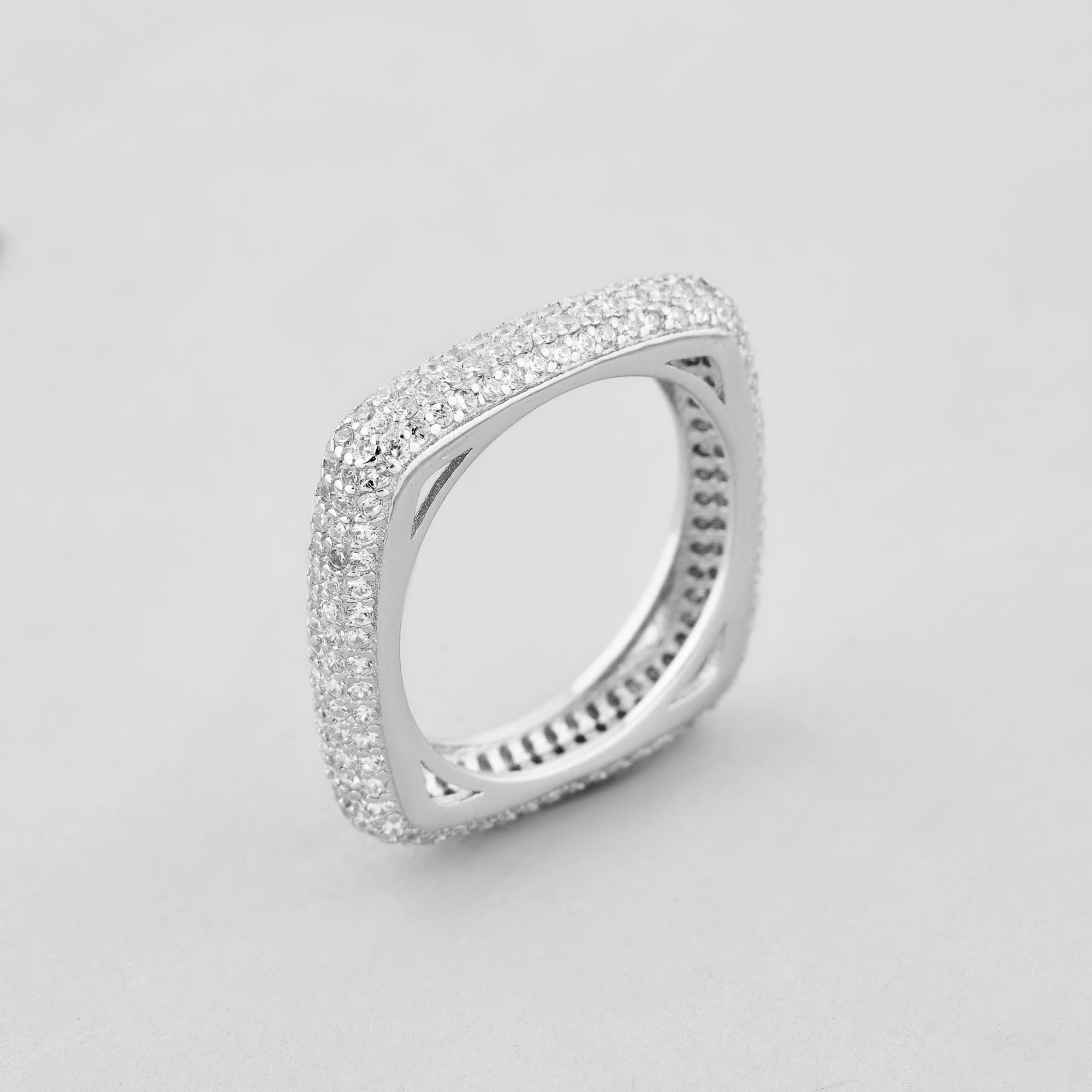 Серебряное кольцо Minimal Истина р. 17 (12663)