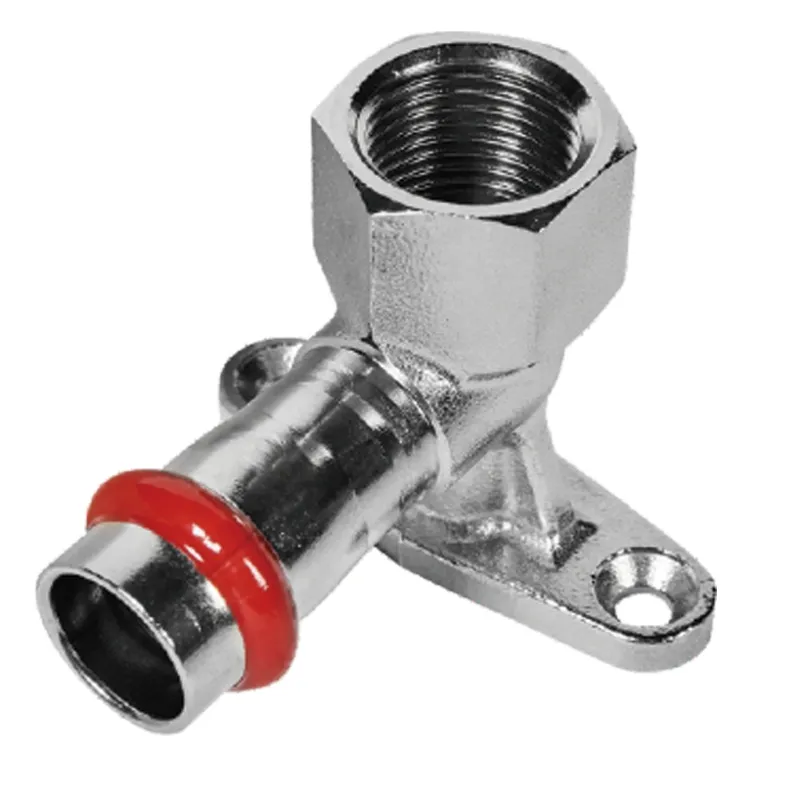 Колено настенное Koer KQ.V2208F 90° ВР Press-Inox AISI 304 22x3/4" (KR6424)