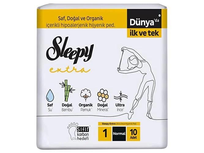 Гигиенические прокладки Sleepy Extra Normal-1 №10 240 мм (000006382)