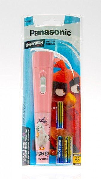 Фонарь Panasonic Angry Birds Розовый с батарейками в комплекте (BF-BG01-P)
