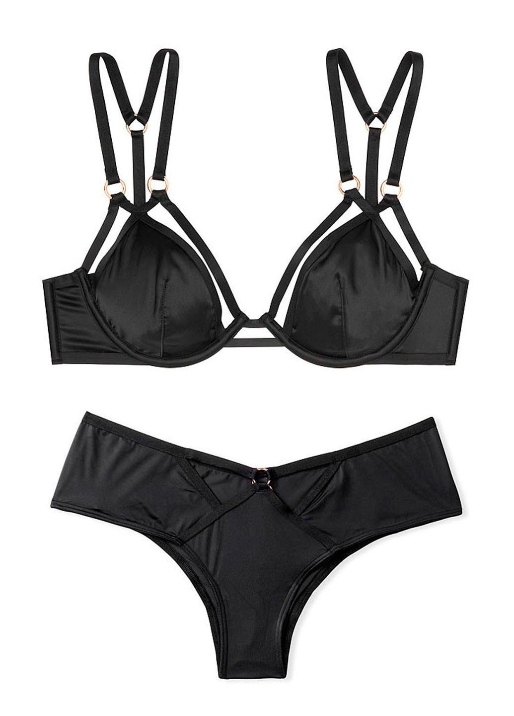 Комплект нижнего белья Victoria's Secret 32D/S Черный (0401640JTX32D/S)
