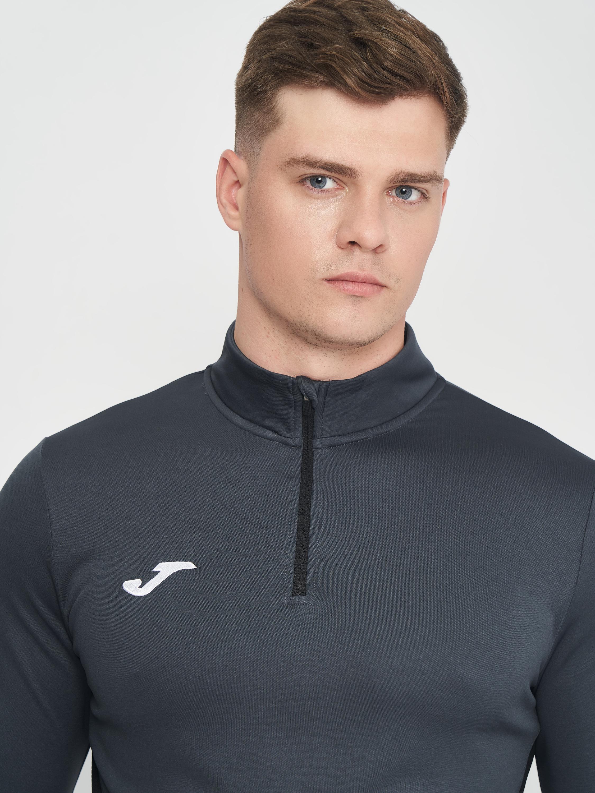 Реглан Joma 102655.151 Winner Ii Sweatshirt S Anthracite (8445456382676) - фото 4