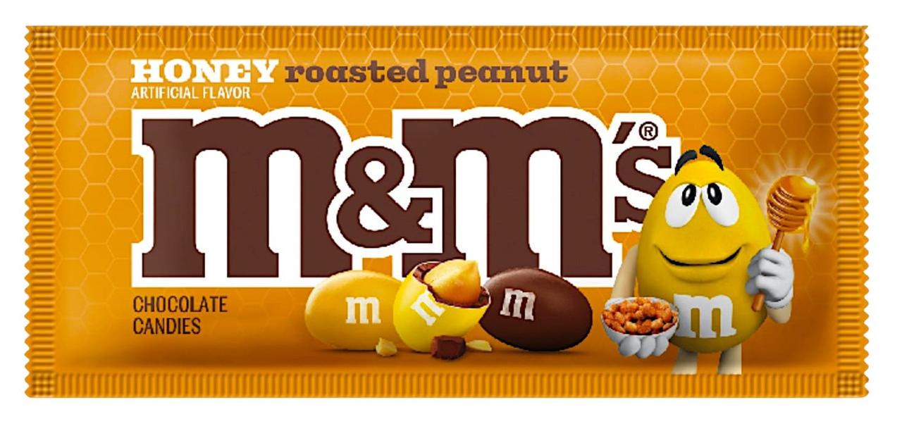 Драже M&M's Honey Roasted Peanut Chocolate Candy 49 г (3171596122)