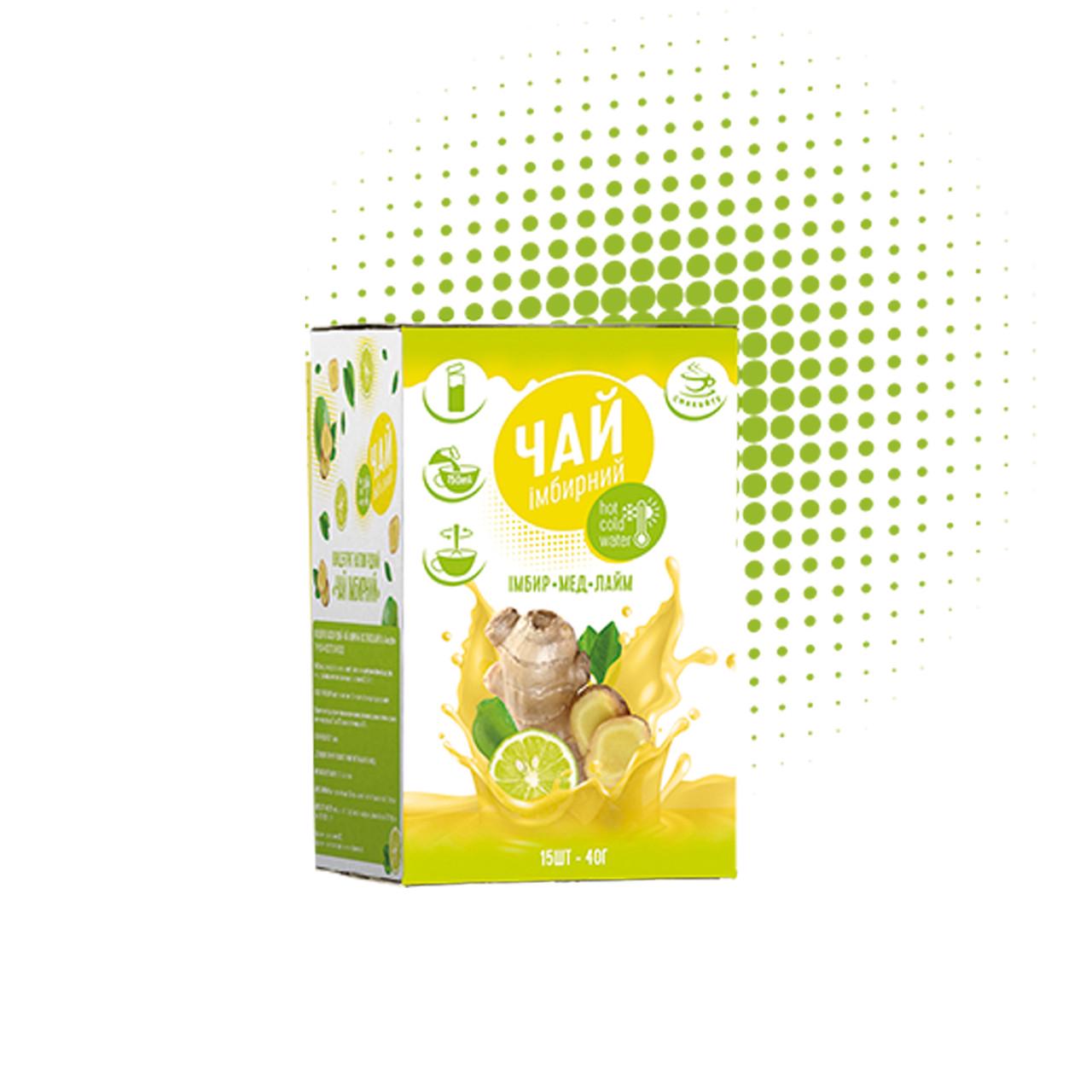 Концентрат напитка жидкий Вкусите Чай имбирный 40 г/15 шт. (4820195150269) - фото 1