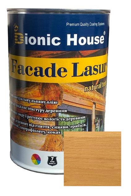 Краска фасадная для дерева Facade Lasur 1 л Дуб (18271177) - фото 1 Краска фасадная для дерева Facade Lasur 1 л Дуб (18271177) - фото 1