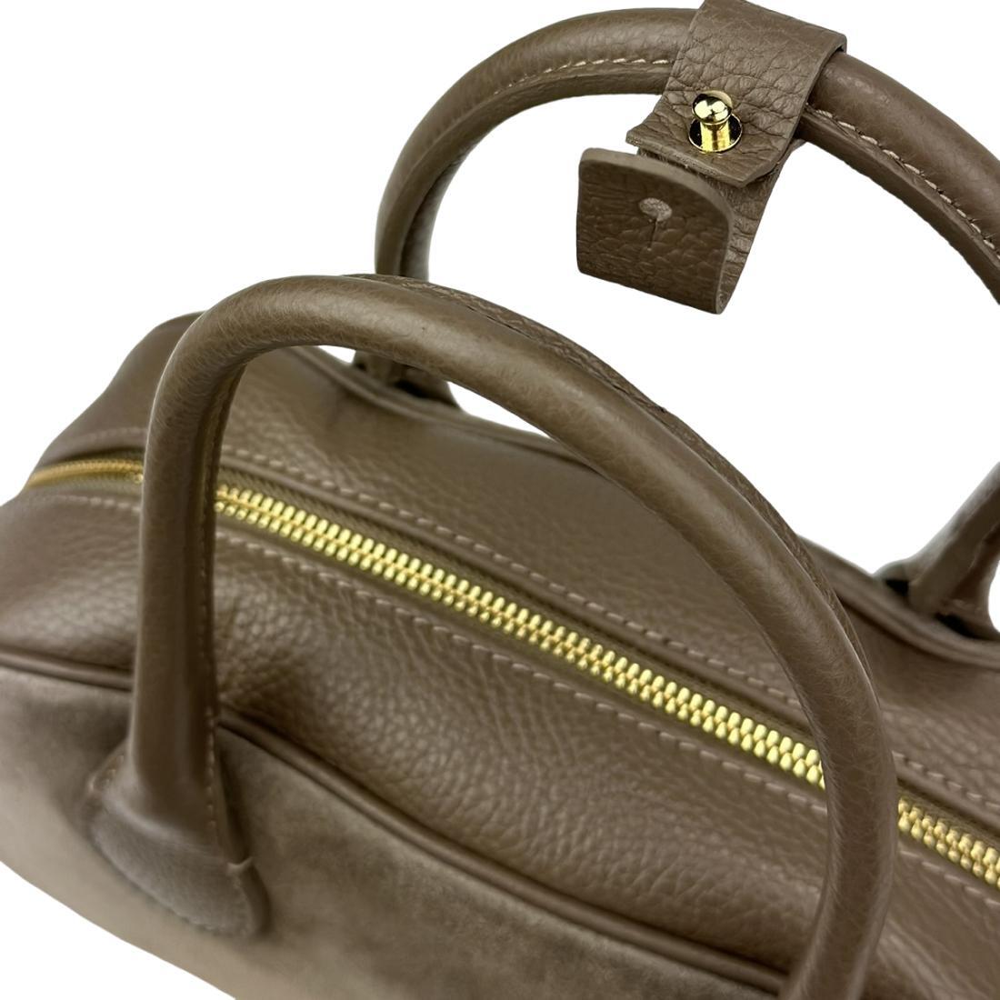 Жіноча сумка Royal Bag F-IT-3017T замшева Taupe (8147) - фото 6