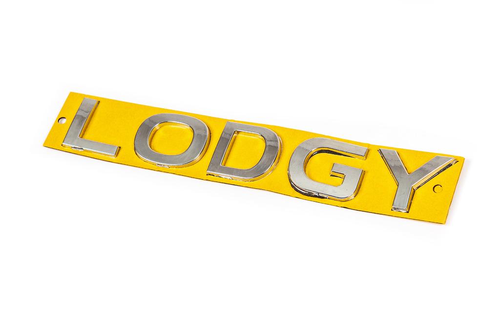 Надпись Lodgy Davs Auto для Dacia Lodgy 2012-2022 гг. abs-пластик Хром
