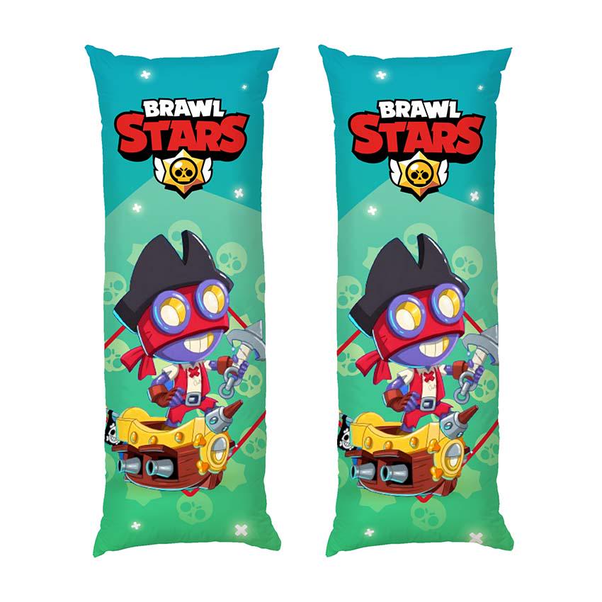 Подушка дакимакура Carl Game Brawl Stars габардин 140х45 см (112921-2)
