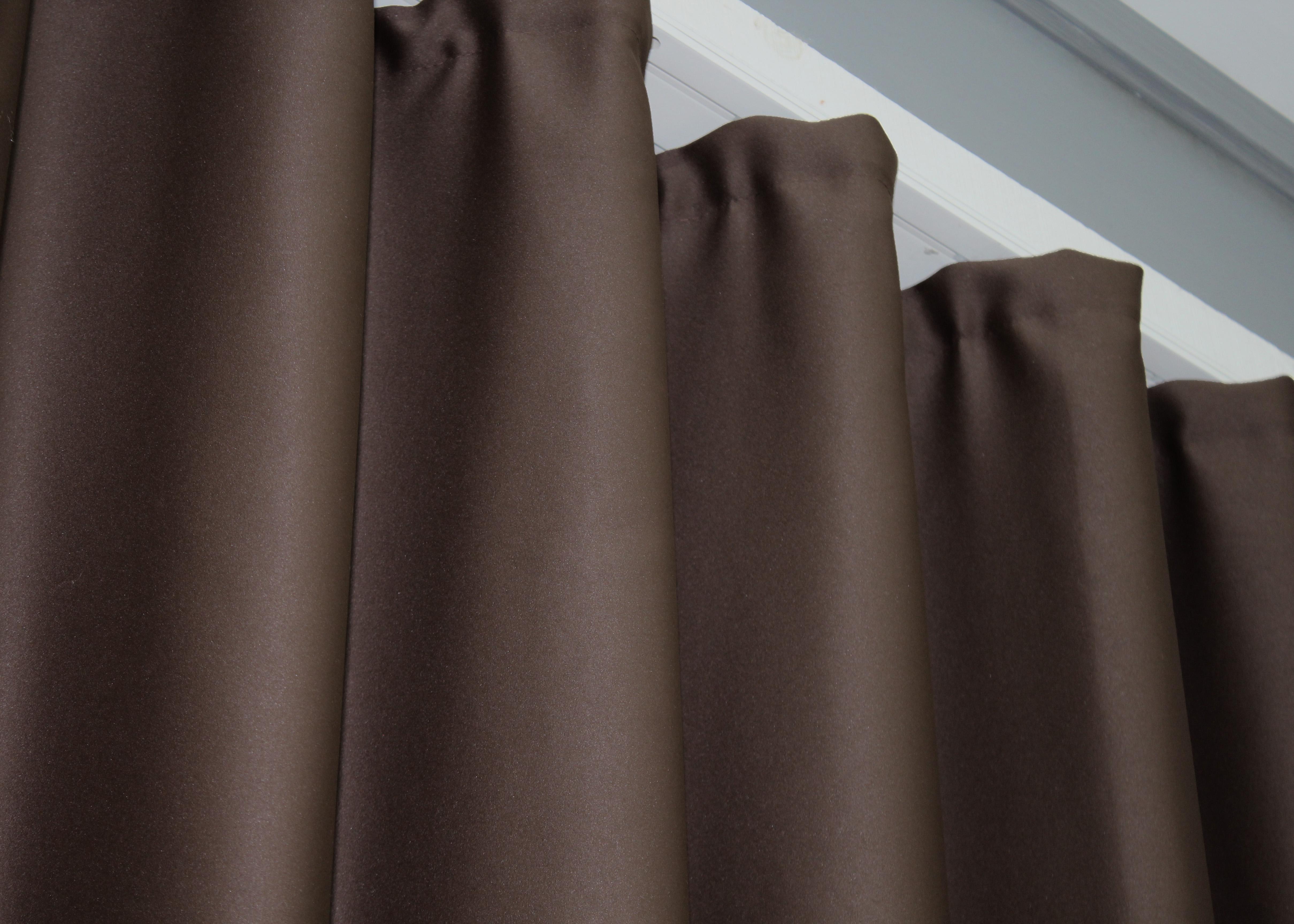 Комплект готовых штор VR-Textil Блекаут Bagema Rvs №1243ш 150х295 см 2 шт. Коричневый (33-0619) - фото 9 Комплект готовых штор VR-Textil Блекаут Bagema Rvs №1243ш 150х295 см 2 шт. Коричневый (33-0619) - фото 9