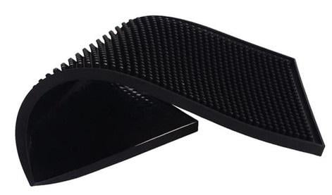 Коврик силиконовый для сушки посуды с противоскользящей поверхностью Черный - фото 10